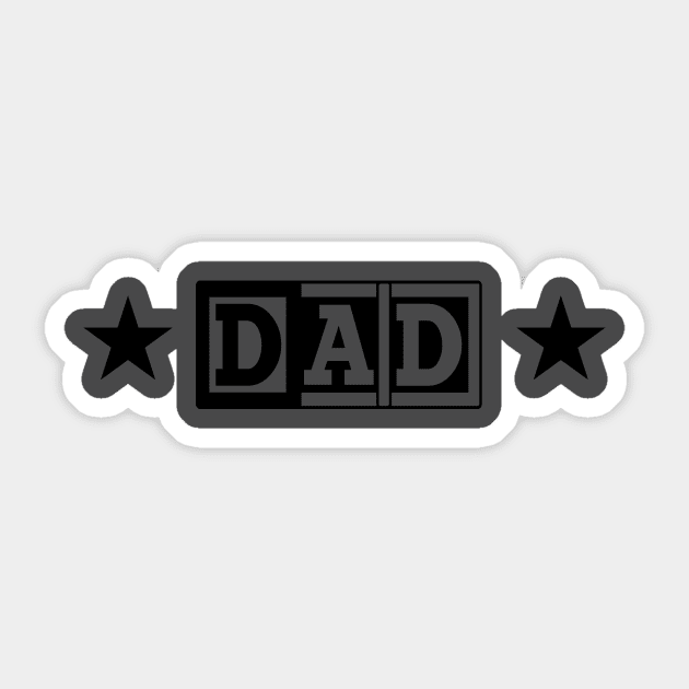 Dad Sticker by Rustic Daisies Marketplace